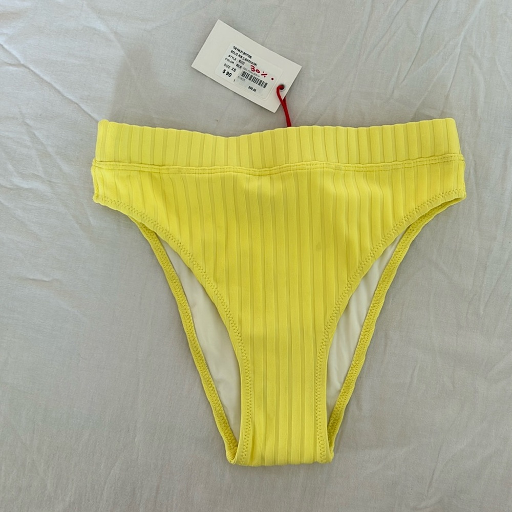 SOLID & STRIPED BIKINI BOTTOM